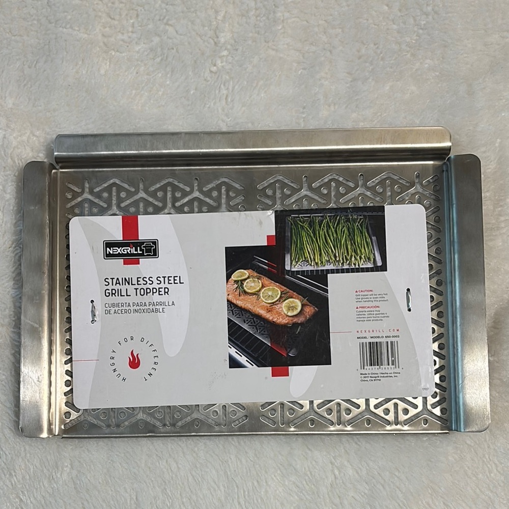 Nexgrill Stainless Steel Grill Topper